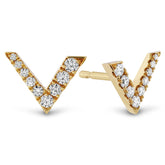 Hearts On Fire Charmed V Earrings - Dracakis Jewellers